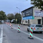 16.10.2021. Kielce. Przebudowa skrzyżowania Alei Solidarności z Aleją Tysiąclecia Państwa Polskiego i ulicą Domaszowską / Piotr Kwaśniewski / Radio Kielce