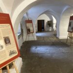 18.10.2021. Wąchock. Wystawa nt. powrotu cystersów do Wąchocka w 1951 roku / Anna Głąb / Radio Kielce