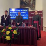 18.10.2021. Sandomierz. Inauguracja WSD. Na zdjęciu (od lewej): ks. dr hab. Mirosław  Brzeziński - prodziekan ds. studenckich  KUL, ks. dr hab. Ryszard Selejdak, ks. dr Rafał Kułaga -  rektor Wyższego Seminarium Duchownego w Sandomierzu / Grażyna Szlęzak-Wójcik / Radio Kielce