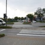 11.10.2021. Kielce. Skrzyżowanie Alei Solidarności, Alei Tysiąclecia Państwa Polskiego i ulicy Domaszowskiej / Jakub Snoch / Radio Kielce