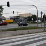 11.10.2021. Kielce. Skrzyżowanie Alei Solidarności, Alei Tysiąclecia Państwa Polskiego i ulicy Domaszowskiej / Jakub Snoch / Radio Kielce