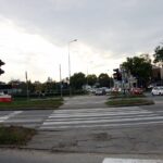 11.10.2021. Kielce. Skrzyżowanie Alei Solidarności, Alei Tysiąclecia Państwa Polskiego i ulicy Domaszowskiej / Jakub Snoch / Radio Kielce