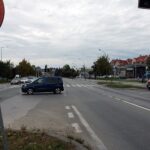 11.10.2021. Kielce. Skrzyżowanie Alei Solidarności, Alei Tysiąclecia Państwa Polskiego i ulicy Domaszowskiej / Jakub Snoch / Radio Kielce