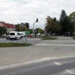 11.10.2021. Kielce. Skrzyżowanie Alei Solidarności, Alei Tysiąclecia Państwa Polskiego i ulicy Domaszowskiej / Jakub Snoch / Radio Kielce