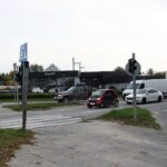 11.10.2021. Kielce. Skrzyżowanie Alei Solidarności, Alei Tysiąclecia Państwa Polskiego i ulicy Domaszowskiej / Jakub Snoch / Radio Kielce