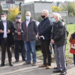 22.10.2021. Kielce. Spotkanie z mieszkańcami ulicy Malików w Kielcach / Jakub Snoch / Radio Kielce