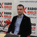24.10.2021. Studio Polityczne Radia Kielce. Na zdjęciu Dawid Lewicki - Konfederacja/Partia Korwin / Dionizy Krawczyński / Radio Kielce