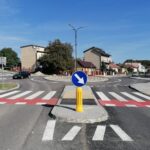 05.10.2021. Busko-Zdrój. Przebudowa ulicy Bohaterów Warszawy / Marta Gajda-Kruk / Radio Kielce