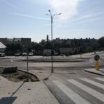 05.10.2021. Busko-Zdrój. Przebudowa ulicy Bohaterów Warszawy / Marta Gajda-Kruk / Radio Kielce