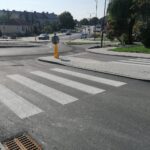 05.10.2021. Busko-Zdrój. Przebudowa ulicy Bohaterów Warszawy / Marta Gajda-Kruk / Radio Kielce