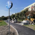 05.10.2021. Busko-Zdrój. Przebudowa ulicy Bohaterów Warszawy / Marta Gajda-Kruk / Radio Kielce