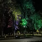 15.10.2021. Busko-Zdrój. Iluminacje świetlne / Marta Gajda-Kruk / Radio Kielce