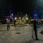 15.10.2021. Busko-Zdrój. Iluminacje świetlne / Marta Gajda-Kruk / Radio Kielce