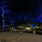 15.10.2021. Busko-Zdrój. Iluminacje świetlne / Marta Gajda-Kruk / Radio Kielce