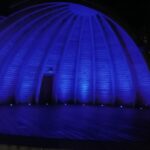 15.10.2021. Busko-Zdrój. Iluminacje świetlne / Marta Gajda-Kruk / Radio Kielce