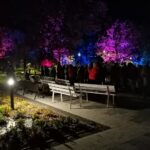 15.10.2021. Busko-Zdrój. Iluminacje świetlne / Marta Gajda-Kruk / Radio Kielce