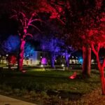 15.10.2021. Busko-Zdrój. Iluminacje świetlne / Marta Gajda-Kruk / Radio Kielce