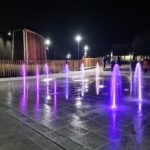 15.10.2021. Busko-Zdrój. Iluminacje świetlne / Marta Gajda-Kruk / Radio Kielce