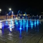 15.10.2021. Busko-Zdrój. Iluminacje świetlne / Marta Gajda-Kruk / Radio Kielce