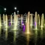 15.10.2021. Busko-Zdrój. Iluminacje świetlne / Marta Gajda-Kruk / Radio Kielce