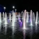 15.10.2021. Busko-Zdrój. Iluminacje świetlne / Marta Gajda-Kruk / Radio Kielce