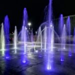 15.10.2021. Busko-Zdrój. Iluminacje świetlne / Marta Gajda-Kruk / Radio Kielce