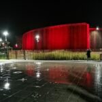 15.10.2021. Busko-Zdrój. Iluminacje świetlne / Marta Gajda-Kruk / Radio Kielce