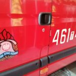 16.10.2021. Bogucice. Wóz strażacki OSP z Bogucic / Marta Gajda / Radio Kielce