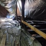 22.10.2021. Sandomierz. Remont dachu bazyliki katedralnej / ks. Jacek Marchewka