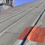 22.10.2021. Sandomierz. Remont dachu bazyliki katedralnej / ks. Jacek Marchewka