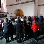 23.10.2021. Pińczów. Krzyż morowy. Uroczysta msza o ustanie epidemii / Marta Gajda-Kruk / Radio Kielce