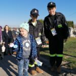 31.10.2021. Skalbmierz. Kwesta na renowację figury św. Dominika / Marta Gajda-Kruk / Radio Kielce