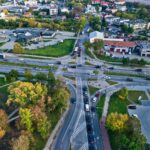 14.10.2021. Kielce. Skrzyżowanie Alei Solidarności, Alei Tysiąclecia Państwa Polskiego i ulicy Domaszowskiej / Jarosław Kubalski / Radio Kielce