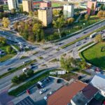 14.10.2021. Kielce. Skrzyżowanie Alei Solidarności, Alei Tysiąclecia Państwa Polskiego i ulicy Domaszowskiej / Jarosław Kubalski / Radio Kielce