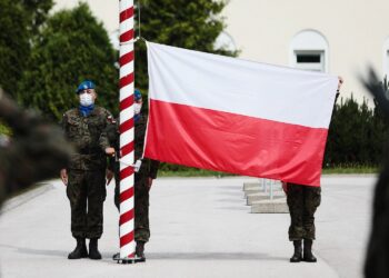 31.07.2021. Kielce. Przysięga wojskowa w Centrum Przygotowań do Misji Zagranicznych / Wiktor Taszłow / Radio Kielce