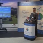 01.10.2021. Kielce. Konferencja nt. programu „AgroEnergia”. Na zdjęciu: Krzysztof Słoń - senator PiS / Monika Miller / Radio Kielce