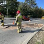 14.10.2021. Kielce. Zderzenie na ulicy Wojska Polskiego / Jarosław Kubalski / Radio Kielce