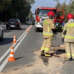 14.10.2021. Kielce. Zderzenie na ulicy Wojska Polskiego / Jarosław Kubalski / Radio Kielce