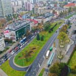 18.10.2021. Kielce. Zakorkowane ulice / Jarosław Kubalsk / Radio Kielce