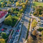 14.10.2021. Kielce. Skrzyżowanie Alei Solidarności, Alei Tysiąclecia Państwa Polskiego i ulicy Domaszowskiej / Jarosław Kubalski / Radio Kielce