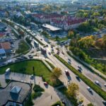 14.10.2021. Kielce. Skrzyżowanie Alei Solidarności, Alei Tysiąclecia Państwa Polskiego i ulicy Domaszowskiej / Jarosław Kubalski / Radio Kielce