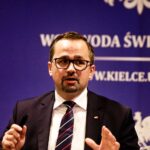 20.10.2021. Kielce. Spotkanie wiceministra infrastruktury z samorządowcami. Na zdjęciu: Marcin Horała - wiceminister infrastruktury / Jarosław Kubalski / Radio Kielce