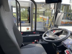 01.10.2021. Sandomierz. Przekazanie przyjaznych dla środowiska autobusów / Grażyna Szlęzak-Wójcik / Radio Kielce