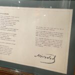 03.10.2021. Sandomierz. Rysunek Cypriana Kamila Norwida w Muzeum Diecezjalnym w Sandomierzu / Grażyna Szlęzak-Wójcik / Radio Kielce