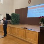 01.10.2021. Sandomierz. Jubileusz Muzeum Okręgowego w Sandomierzu. Na zdjęciu: Mikołaj  Getka-Kenig - dyrektor Muzeum Okręgowego w Sandomierzu / Grażyna Szlęzak-Wójcik / Radio Kielce