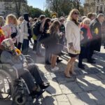 08.10.2021. Sandomierz. Marsz Amazonek / Grażyna Szlęzak-Wójcik / Radio Kielce