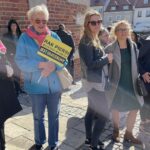 08.10.2021. Sandomierz. Marsz Amazonek / Grażyna Szlęzak-Wójcik / Radio Kielce