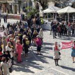 08.10.2021. Sandomierz. Marsz Amazonek / Grażyna Szlęzak-Wójcik / Radio Kielce