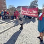 08.10.2021. Sandomierz. Marsz Amazonek / Grażyna Szlęzak-Wójcik / Radio Kielce