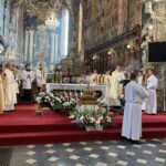 10.10.2021. Sandomierz. Uroczystości ku czci bł Wincentego Kadłubka. Msza święta / Grażyna Szlęzak-Wójcik / Radio Kielce